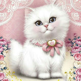 Cat Full Square/round Stones Cartoon 5d Diamond Painting