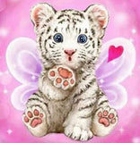 Cat Full Square/round Stones Cartoon 5d Diamond Painting