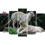 diamond painting tiger triptych 5d diamond