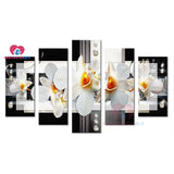 diamond painting flowers triptych pictures