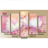 5pcs diamond embroidery diy diamond painting 5d diamond