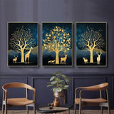 Youran 3pcs Diy Full Diamond Embroidery Kits Landscape