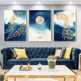 Youran 3pcs Diy Full Diamond Embroidery Kits Landscape