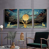 Youran 3pcs Diy Full Diamond Embroidery Kits Landscape