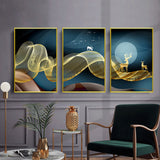 Youran 3pcs Diy Full Diamond Embroidery Kits Landscape