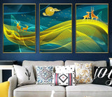 Youran 3pcs Diy Full Diamond Embroidery Kits Landscape