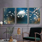 Youran 3pcs Diy Full Diamond Embroidery Kits Landscape