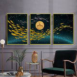 Youran 3pcs Diy Full Diamond Embroidery Kits Landscape