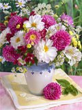 Diy diamond embroidery bright flower 5D diamond mosaic