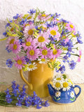 Diy diamond embroidery bright flower 5D diamond mosaic